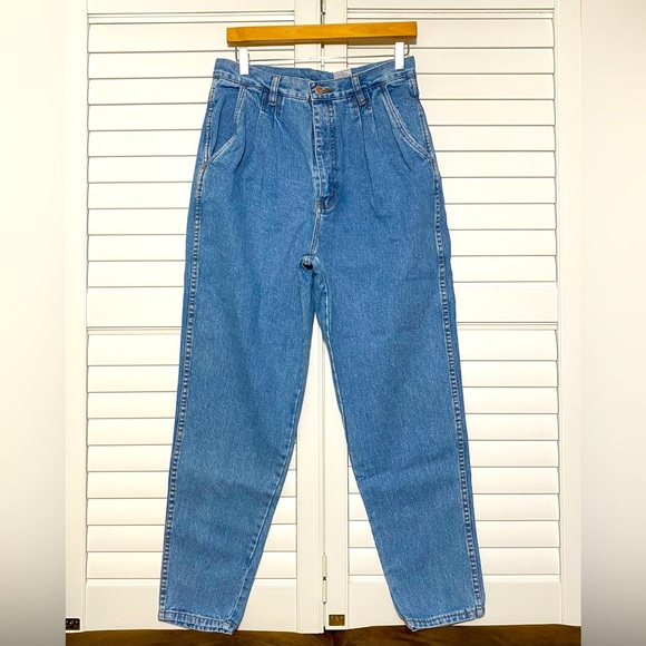 bill blass Denim - Vintage 80’s Bill Blass High Waisted Pleated Mom Jeans Size 12